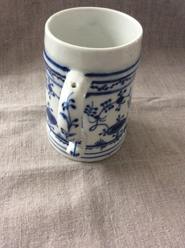 Blue Fluted Royal Copenhagen/ Meißen tall Porcelan Mug