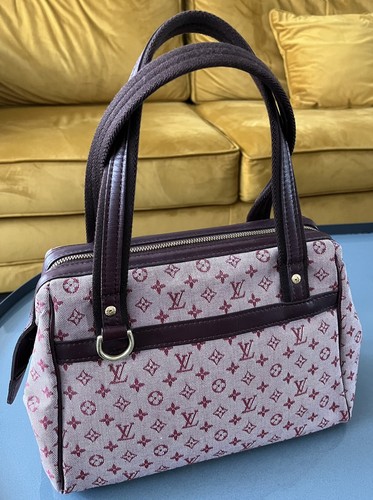 ルイヴィトン MINI LIN JOSEPHINE ハンドバッグ Louis Vuitton Monogram Fabric Josephine Mini Lin Handbag PM