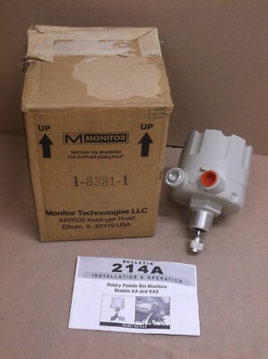 1-8381-1 Monitor NEW In Box Rotary Paddle Bin Level Sensor Switch 183811