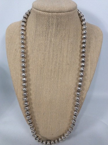 【 mexican　jewelry　925 】 Vintage Mexico Sterling Silver 925 TM - 28 Necklace