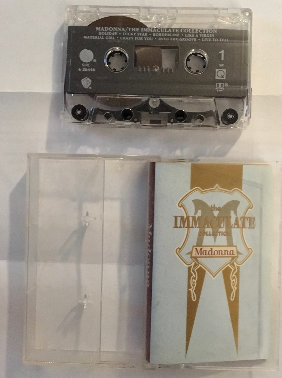 Lot of 4 Madonna Cassette Tapes True Blue You Can Dance Immaculate Collection