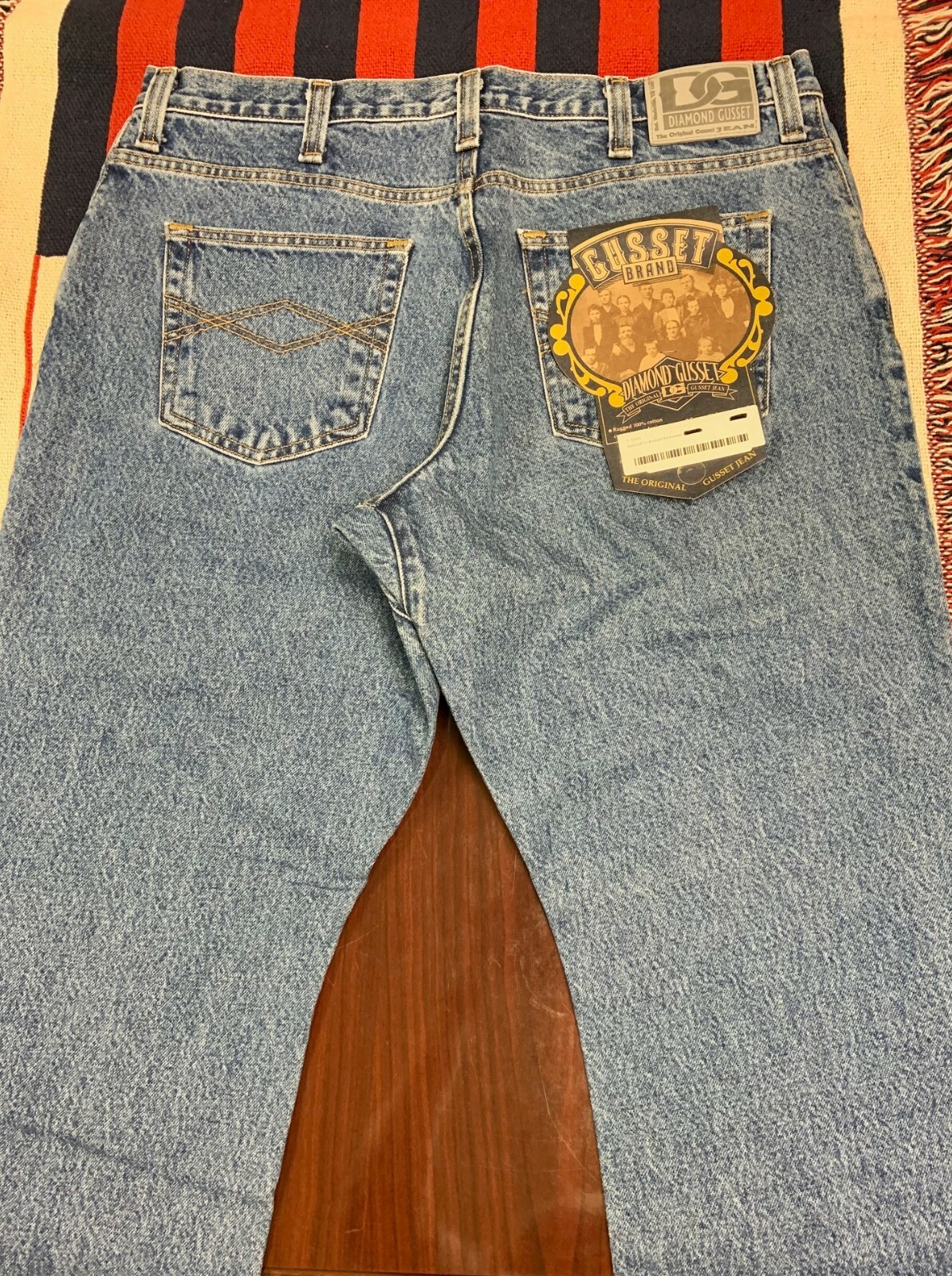 Джинсы Diamond Gusset Denim Stone 