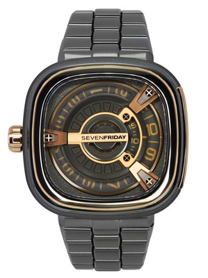 Pre-owned Sevenfriday M-series Black Dial Automatic Casual Men's Watch M2/02m