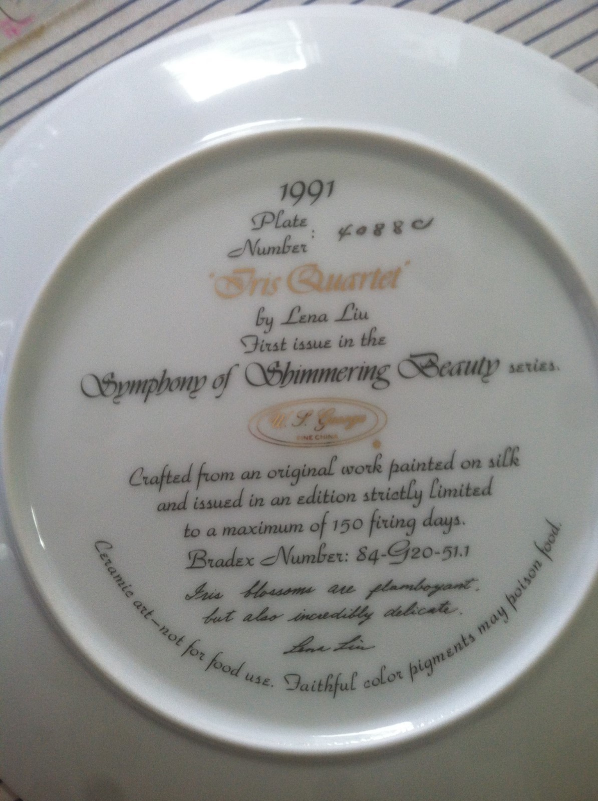 Lena Liu's Symphony of Shimmering Beauty Collection 1st Plate 