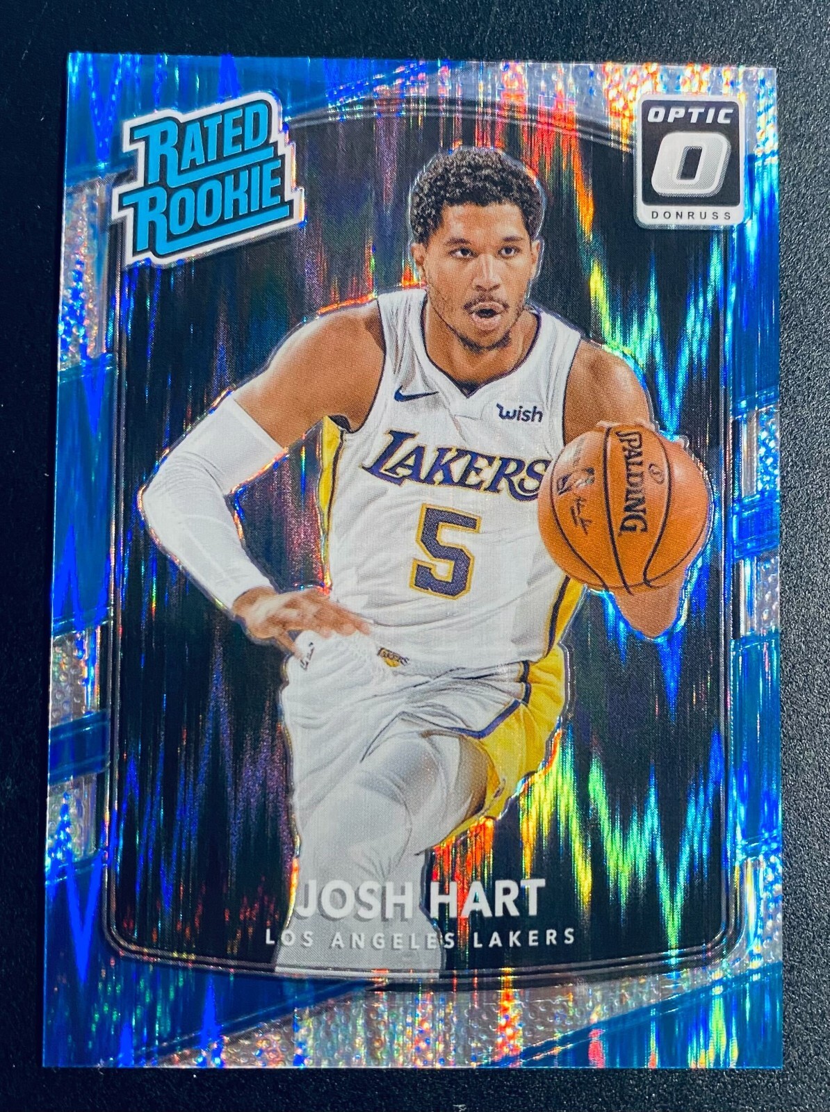 2017-18 Donruss Optic Josh Hart Shock Flash Holo Rookie RC