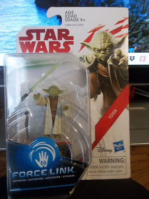 Star Wars Force Link Last Jedi Yoda 3.75in Figure ''BRAND NEW''!!