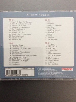 4 CD set SHORTY ROGERS import rare Quadromania Art Pepper