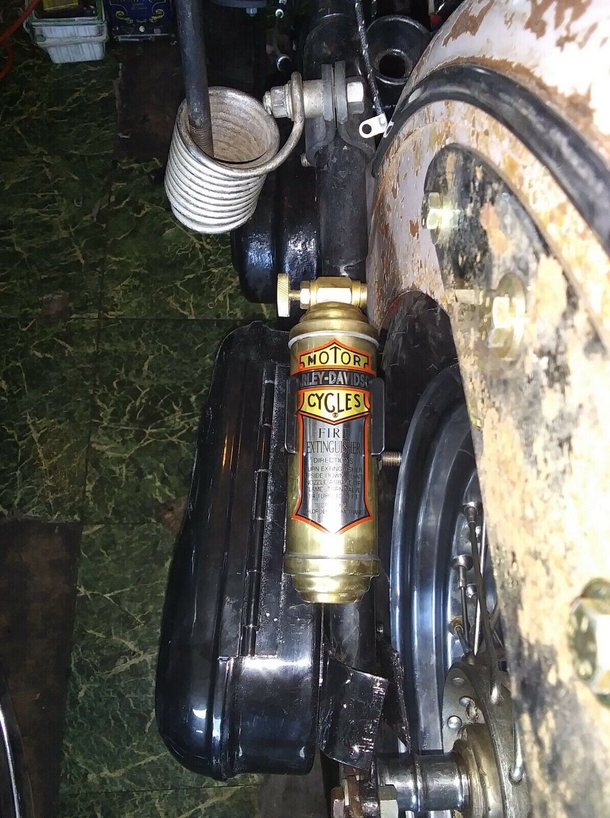 F*4様 ハーレー PRESTOビンテージ消火器 F*4様 ハーレー PRESTOビンテージ消火器 Harley fire