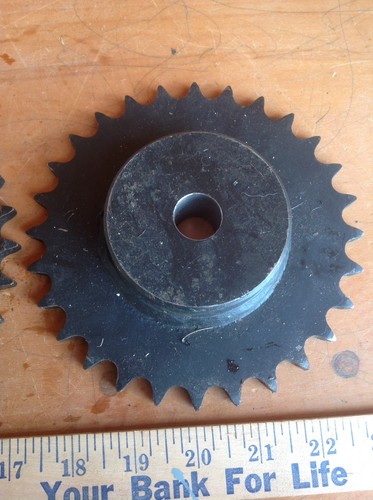 3 Vintage industrial cast iron gears sprockets steampunk Collectible Repurpose B