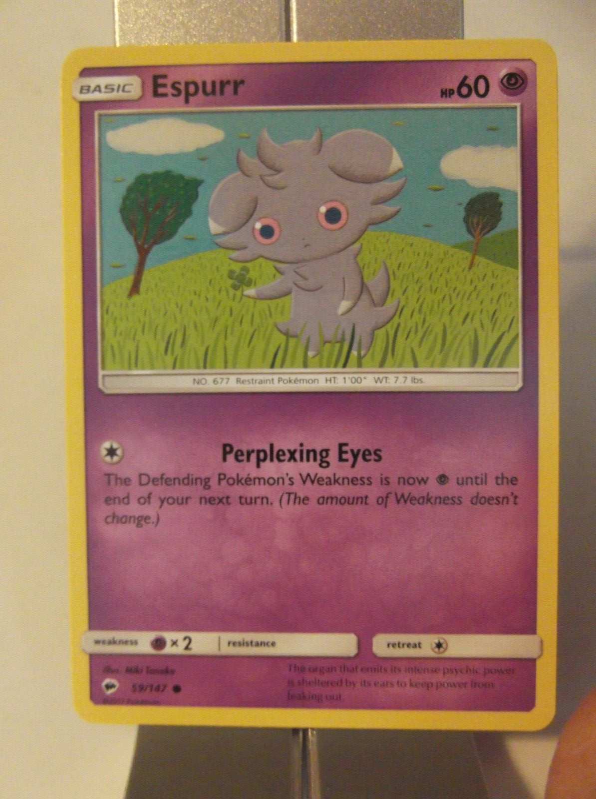 097PK059- Espurr - 59/147 - Burning Shadows - Common | eBay