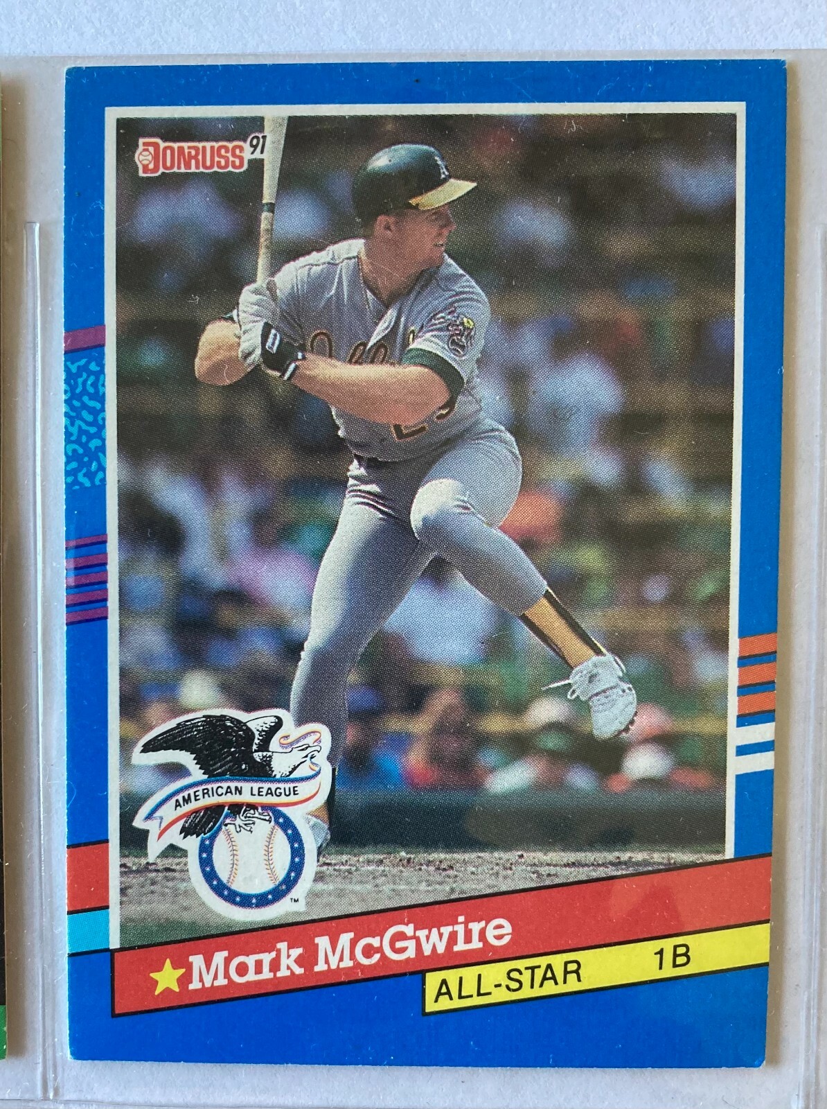 Mark McGwire #56 Donruss 91 All Star Error Card | eBay