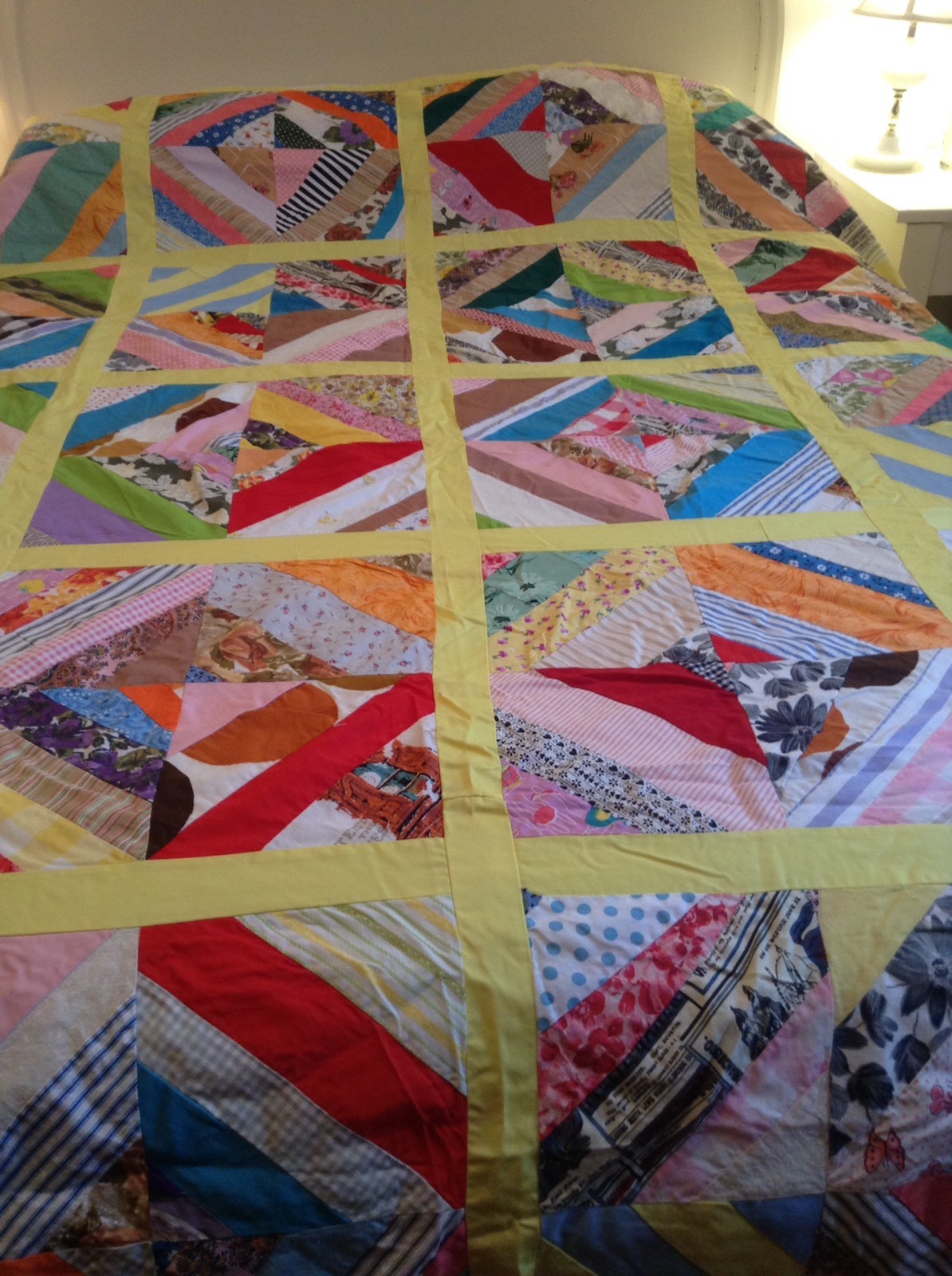 Vintage Quilt Top Unfinished, 72