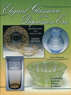 Elegant Vintage Depression Glass - Makers Patterns / Illustrated Book + Values