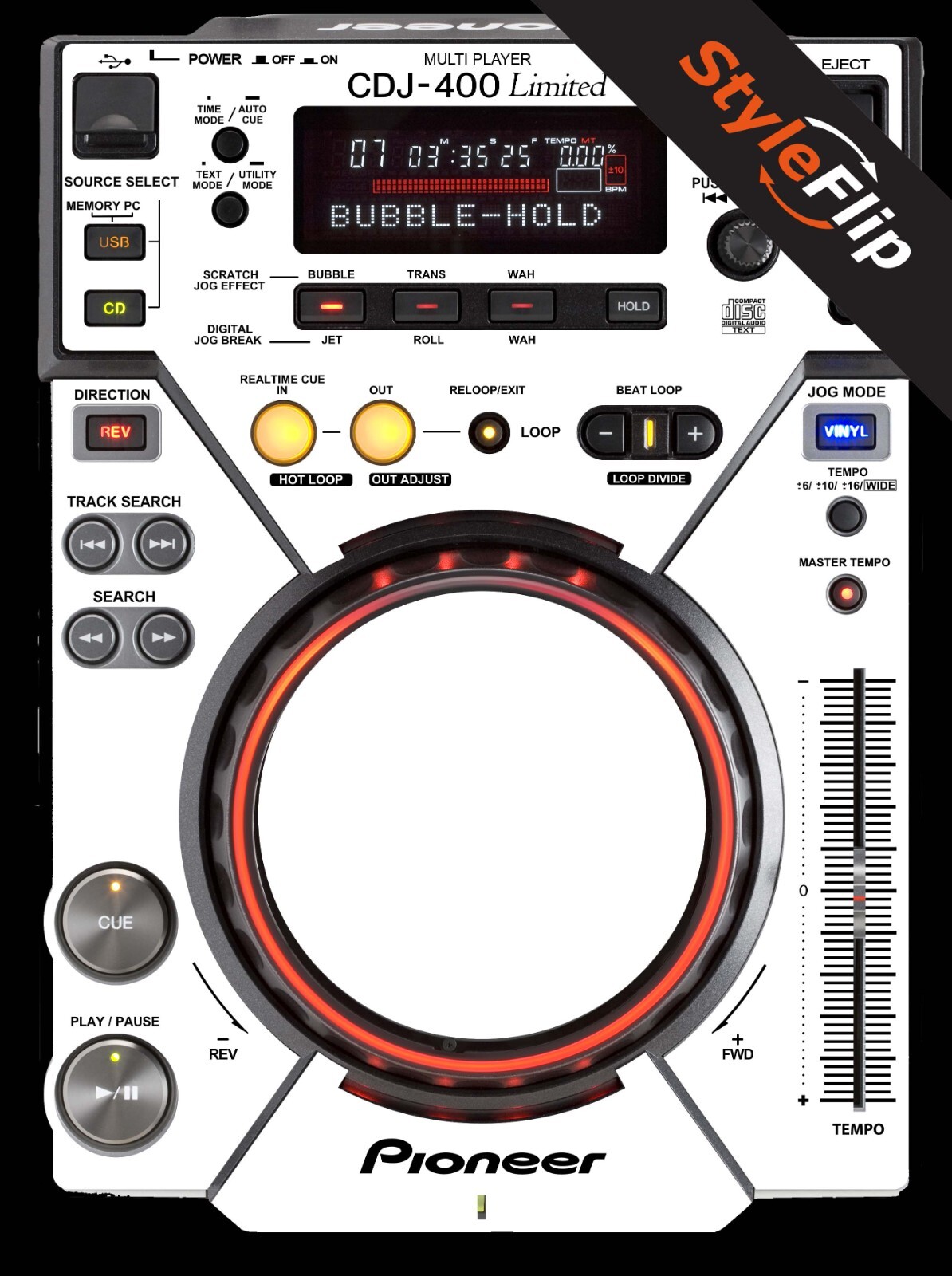 [※ジャンク品]Pioneer CDJ-400 Pioneer CDJ-400 Pro CD/MP3 Player | zZounds