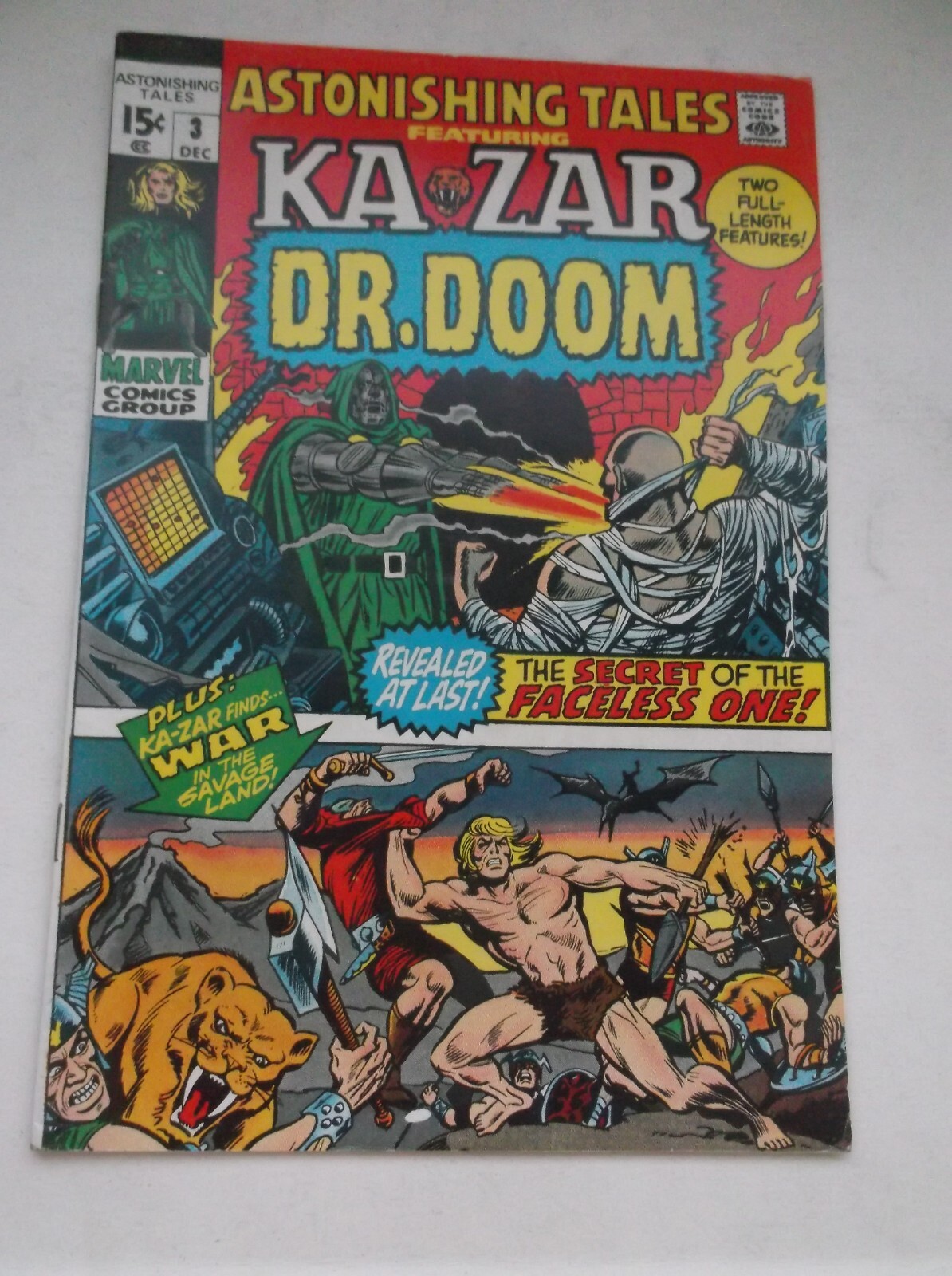 MARVEL: ASTONISHING TALES #3, FEAT. KAZAR & DR DOOM, SMITH