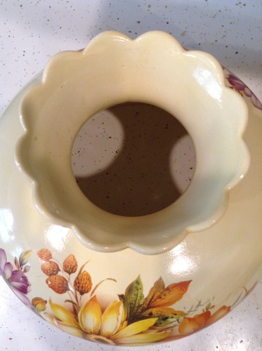 Vintage Hanging Chandelier Hand Painted Chains Light Bulb