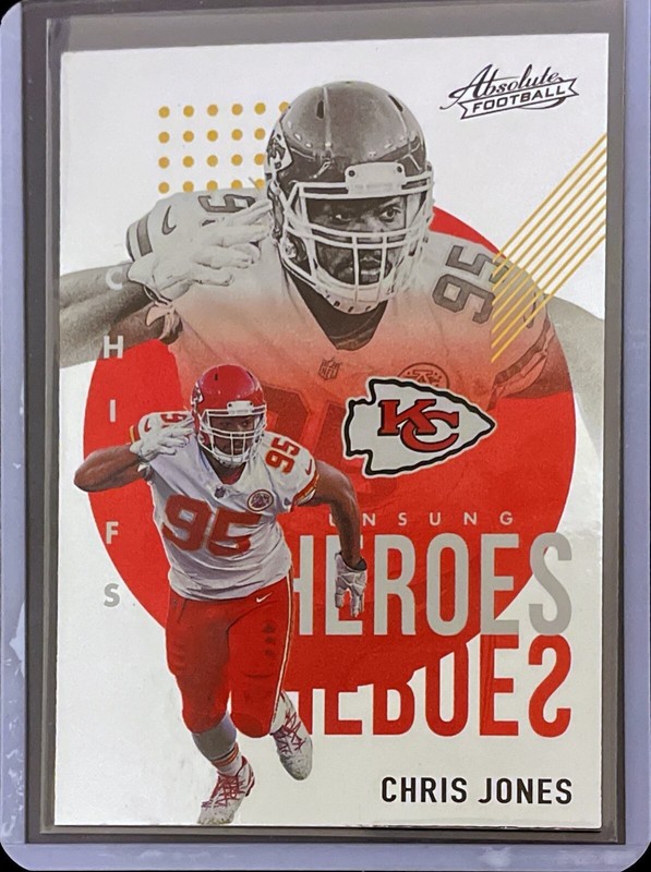 Chris Jones - 2021 Panini Absolute Football - Unsung Heroes #Uh8