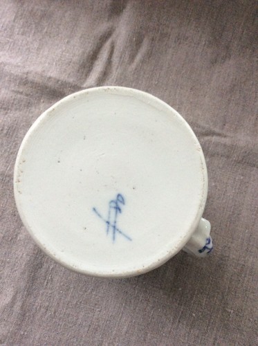 Blue Fluted Royal Copenhagen/ Meißen tall Porcelan Mug