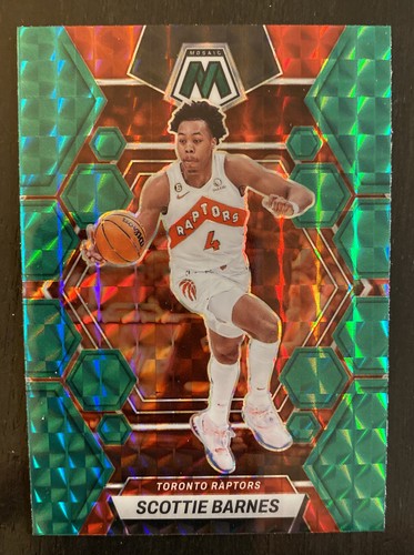 Scottie Barnes RC auto /50シリ 2021-22 Chronicles Scottie Barnes Marquee Green Rookie RC