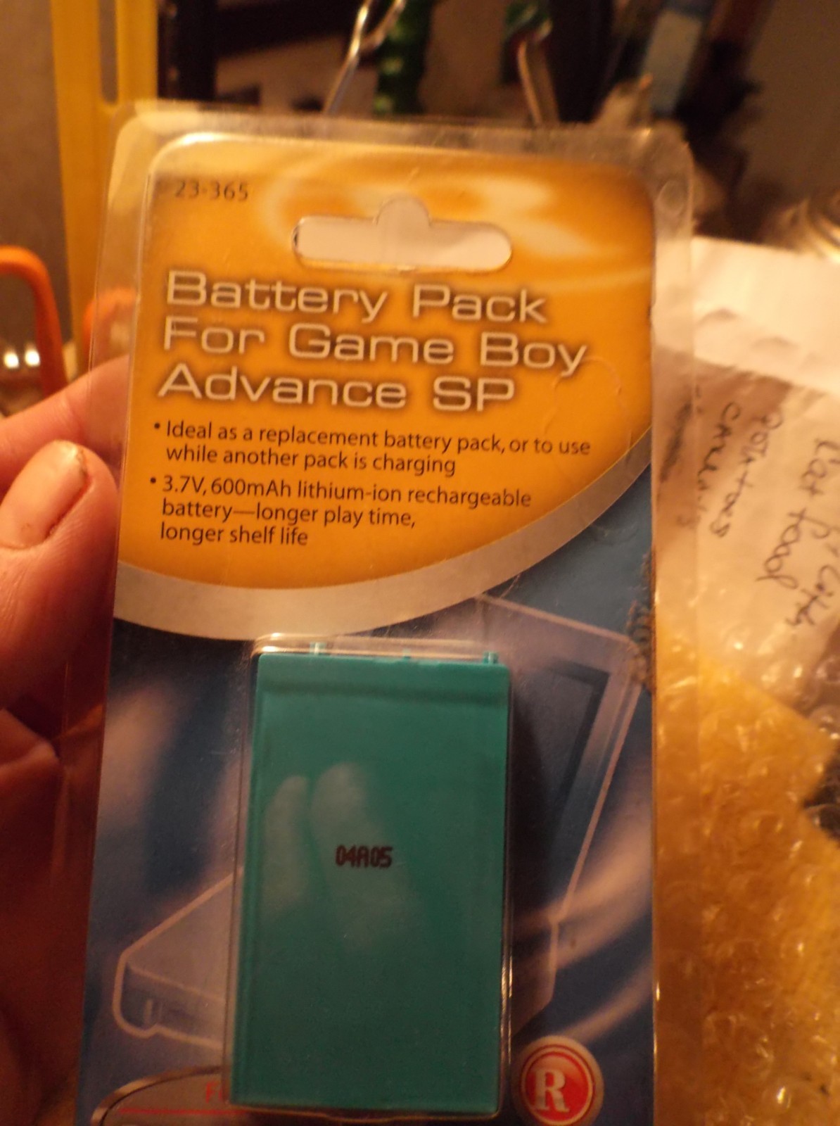 Battery Pack for Game Boy Advance SP