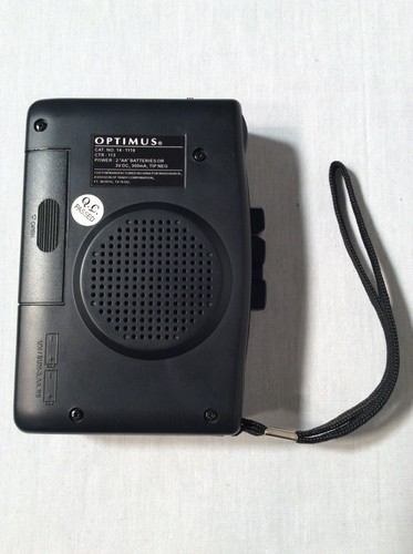 Optimus CTR-113 Voice Activated Cassette Tape Recorder/Player Portable VOX 14111