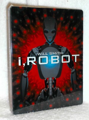 I Robot (Blu-ray, 2018 STEELBOOK) Will Smith sci-fi articial intelligence action