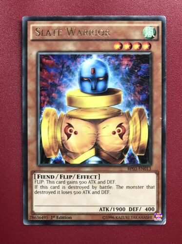 Yugioh Slate Warrior BP03-EN013 1st Edition Rare | eBay Yugioh Slate Warrior BP03-EN013 1st Edition Rare | eBay