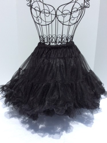 Pettiskirt Tutu Dance Pageant Costume One Size Black Skirt