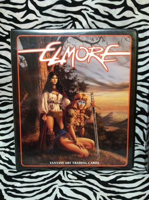 (3) FANTASY ART Trading Cards Binder Book Chris Achilleos Ken Kelly Larry Elmore