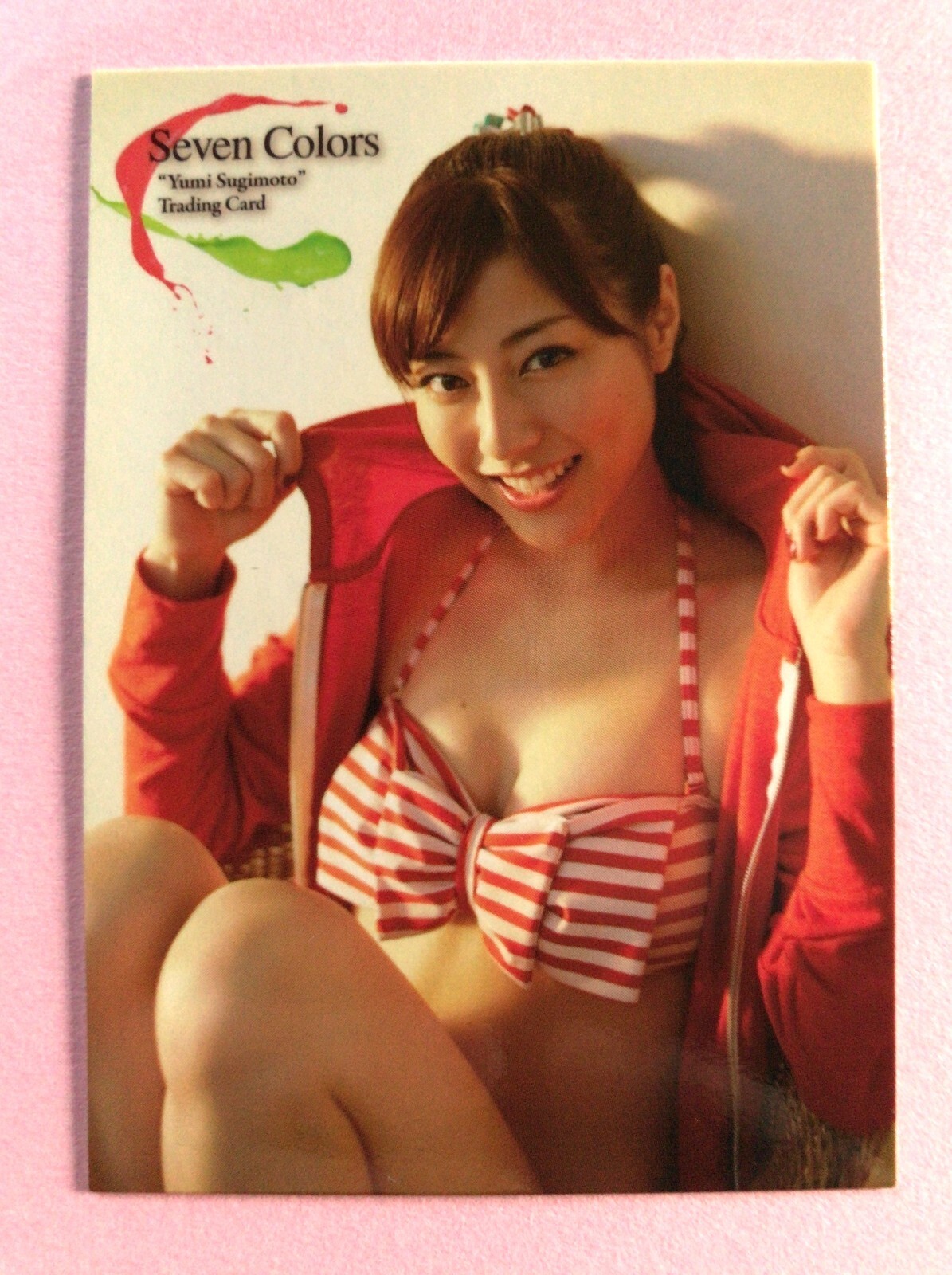 RG19 Yumi Sugimoto TCG CARD 2013 Seven Colors gravure Bikini