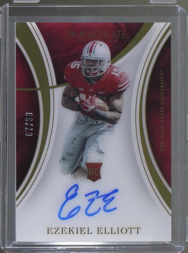 2016 Panini Immaculate Collection Collegiate Ezekiel Elliott #105