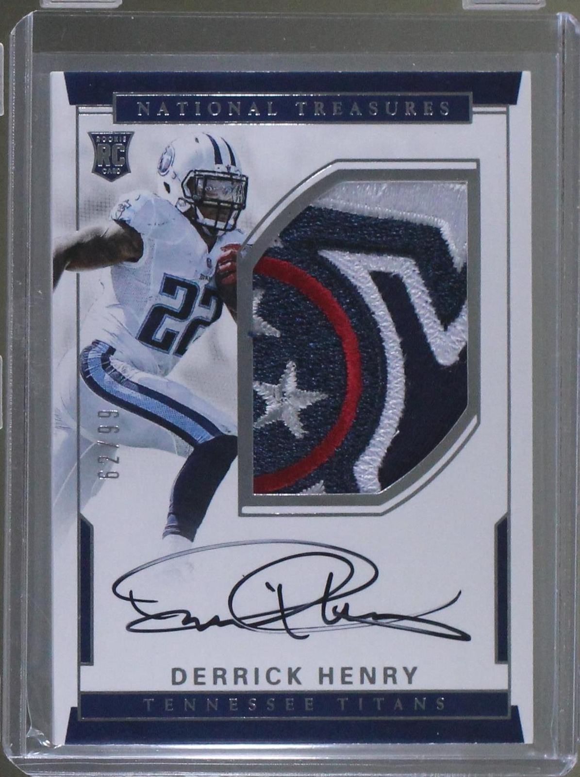 Panini National Treasures Derrick Henry #112 2016