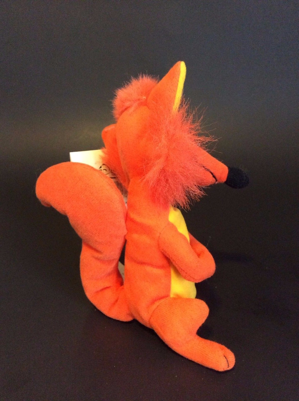 Disney Store Mary Poppins Orange Fox Plush Bean Bag Stuffed Animal Toy