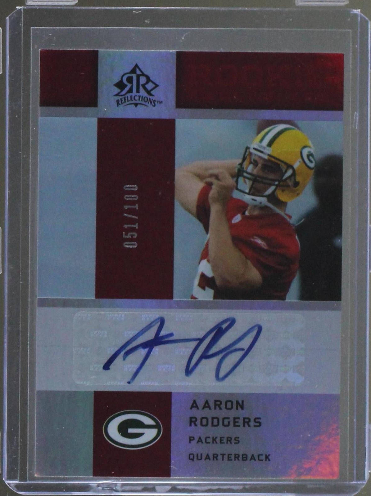 2005 Upper Deck Reflections Aaron Rodgers #RE-AR