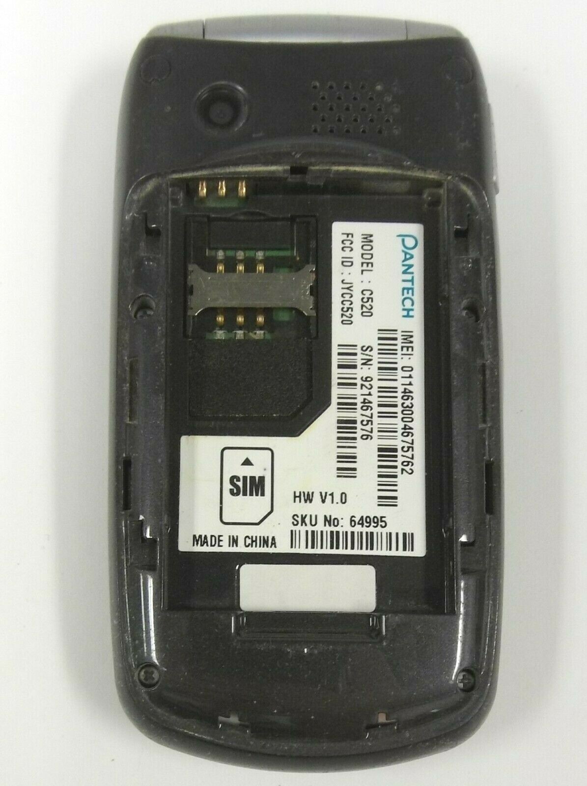 Купить Pantech Breeze C520 - Gray ( AT&T ) Cellular Phone, цена 2 290 руб —  (324668768717), США