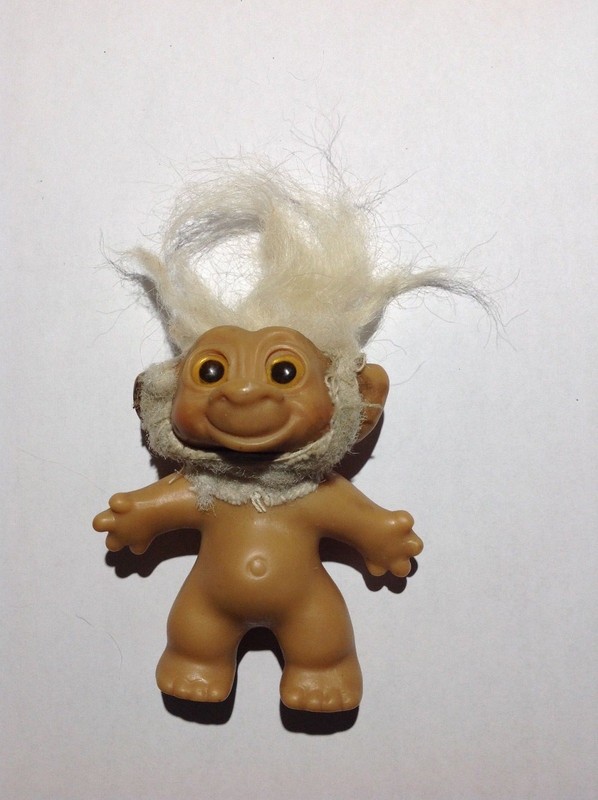 troll doll with beard