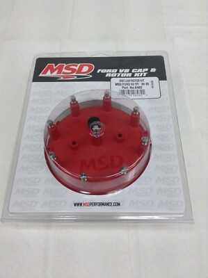 MSD Ignition 8482 Distributor Cap And Rotor Kit for Ford TFI Engines 5.0/5.8L