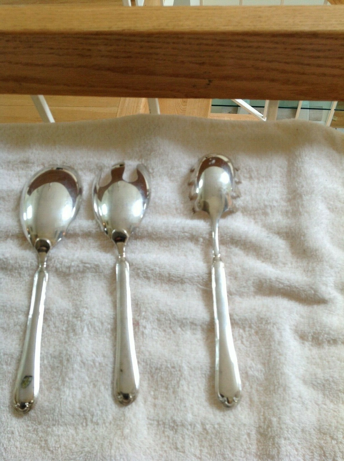 Chrome Serving Utensils Set 3pc