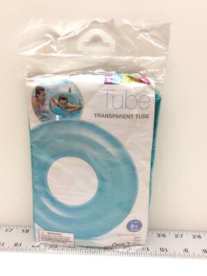 Intex 59260EP Transparent Inflatable Swim Tube Age 8+ Blue