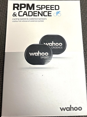Wahoo Fitness RPM Speed + Cadence Sensor Combo NEW Bluetooth/ANT+
