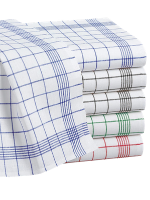 Geschirrtücher Set im 10er Pack Baumwolle oder Halbleinen 50x70 cm Küchentücher