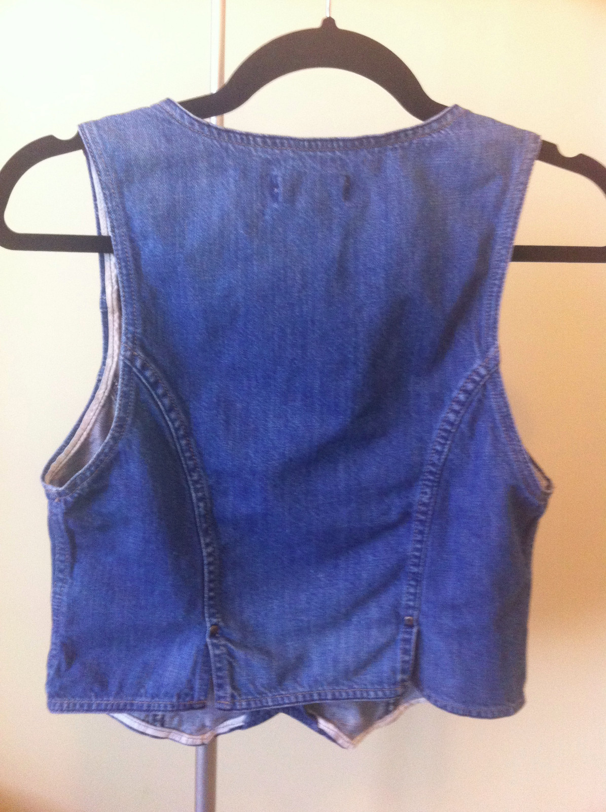 Diesel Women's Denim Under bust Vest Size Small
