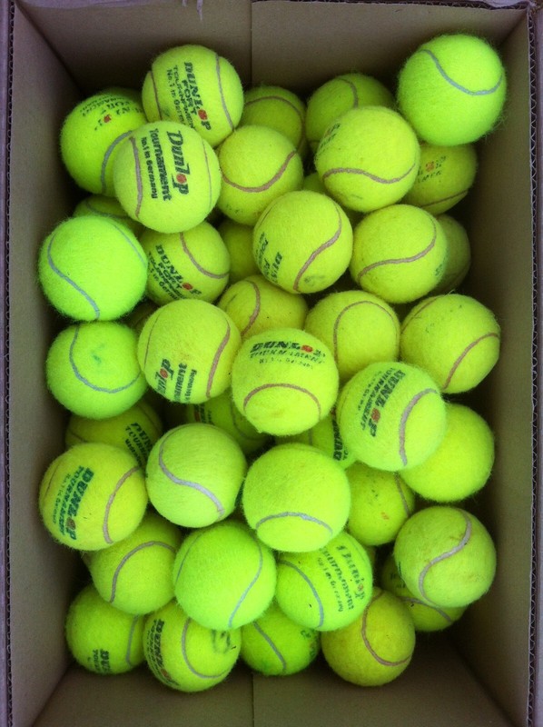 130 Gebrauchte TennisbÃ¤Lle Der Marke Head, Wilson Etc.