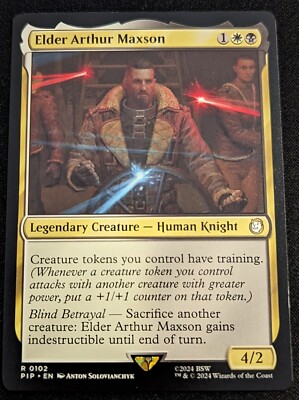 MTG - Elder Arthur Maxson - Universes Beyond: Fallout - Pack Fresh!!