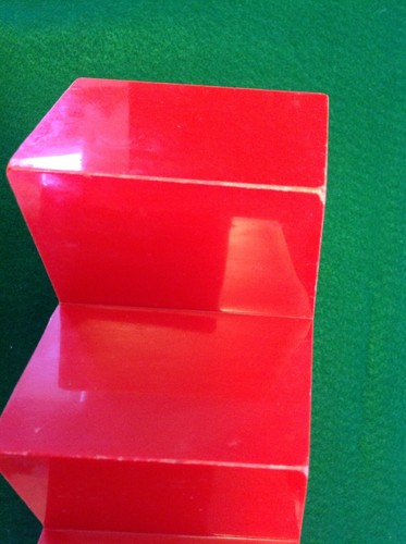 Vintage Red COPCO Honeycomb Danish Mid Century Retro Spice Rack LUBGE-RANDEL