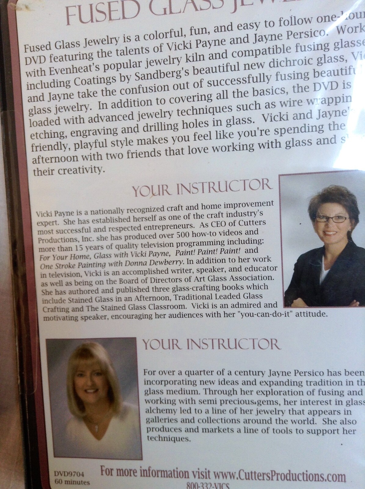 2 Fused Glass DVDs Kilm Crafted Glass Slumping and Fused Glass Jewelry