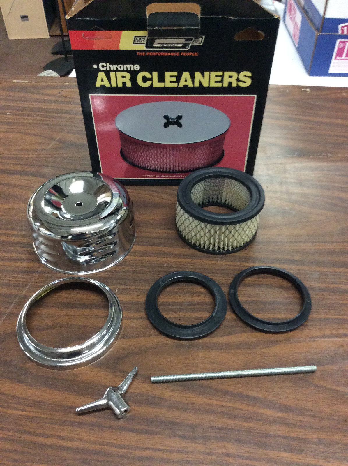 Mr. Gasket Easy Flow Air Cleaner2BBL Chrome 1490 Mr. Gasket Easy Flow Air Cleaner2BBL Chrome 1490