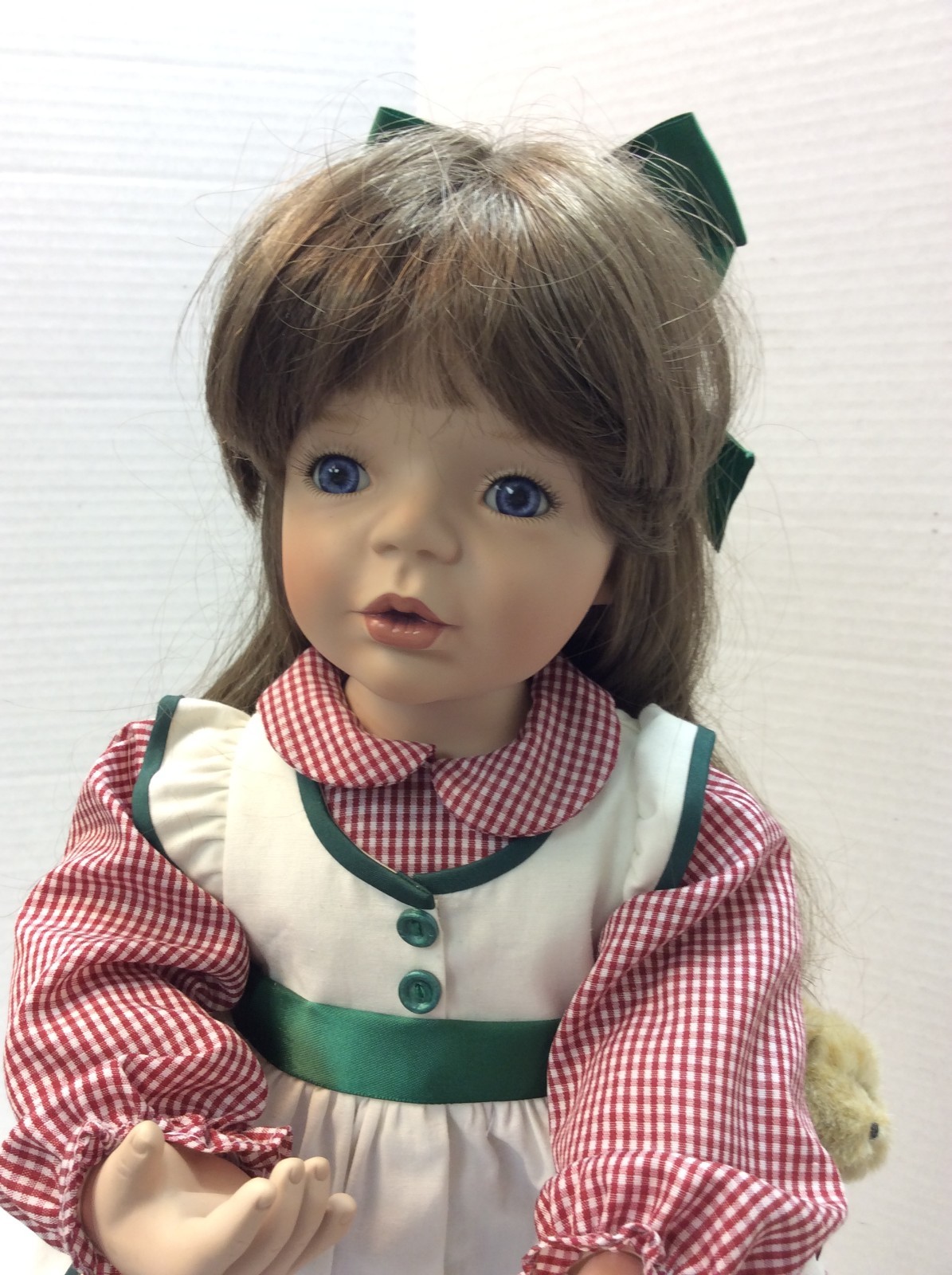 Boyd's Bears Christmas Collector Porcelain Doll, by Susan Wakeen Danbury Mint