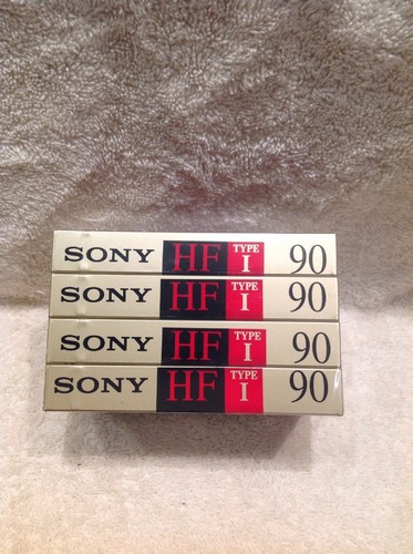 Sony Hi-Fi Recording 90 Minute - Pack Of 4 Cassettes - Type I - New