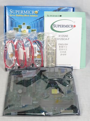 SuperMicro MBD-X12SCA-F-O DDR4 Computer Motherboard Sealed NIB New